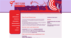 Desktop Screenshot of firstfloorproductions.nl